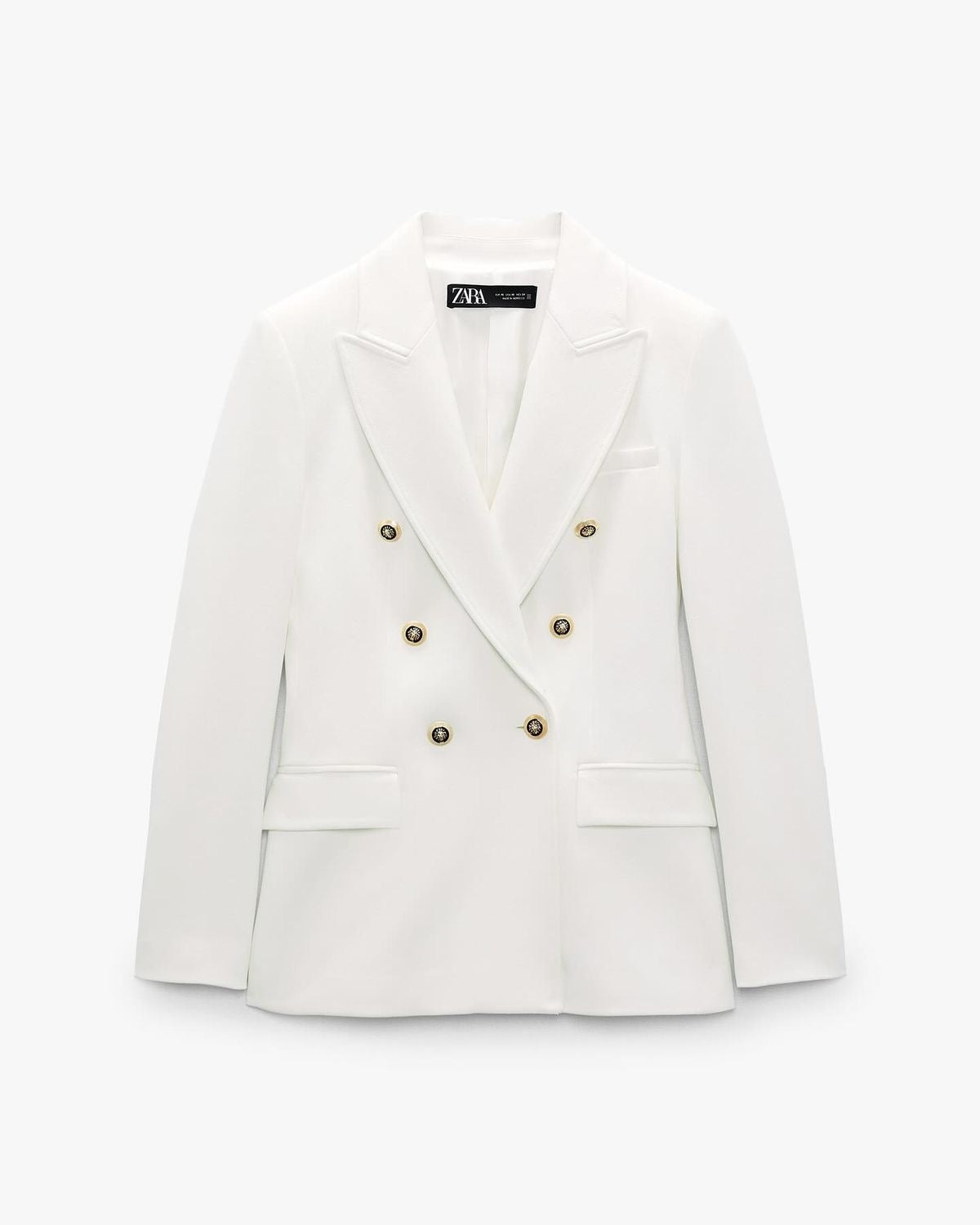 Zara Ivory Luxe Blazer