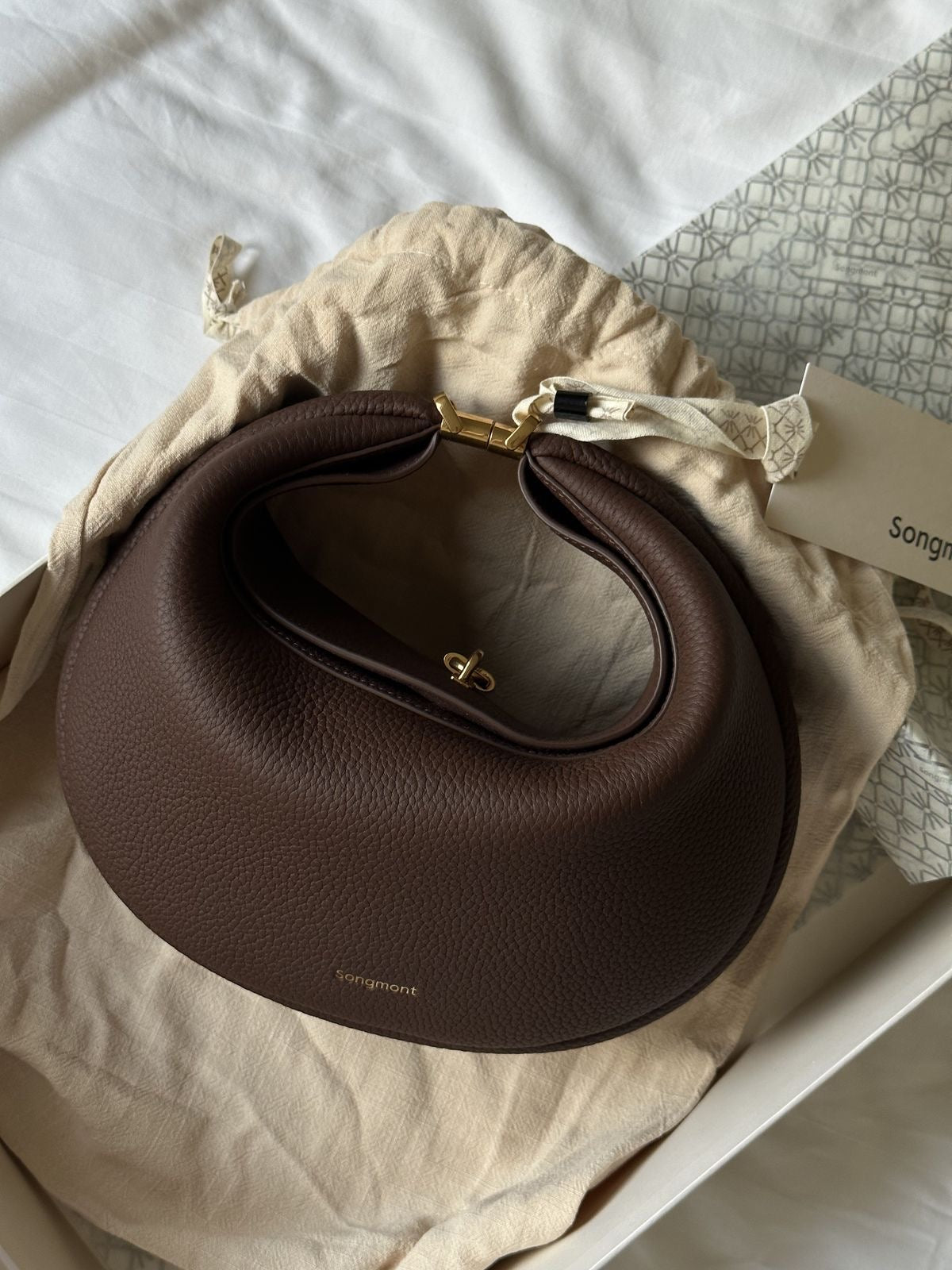 Songmont Small Luna Bag – Deep Burgundy
