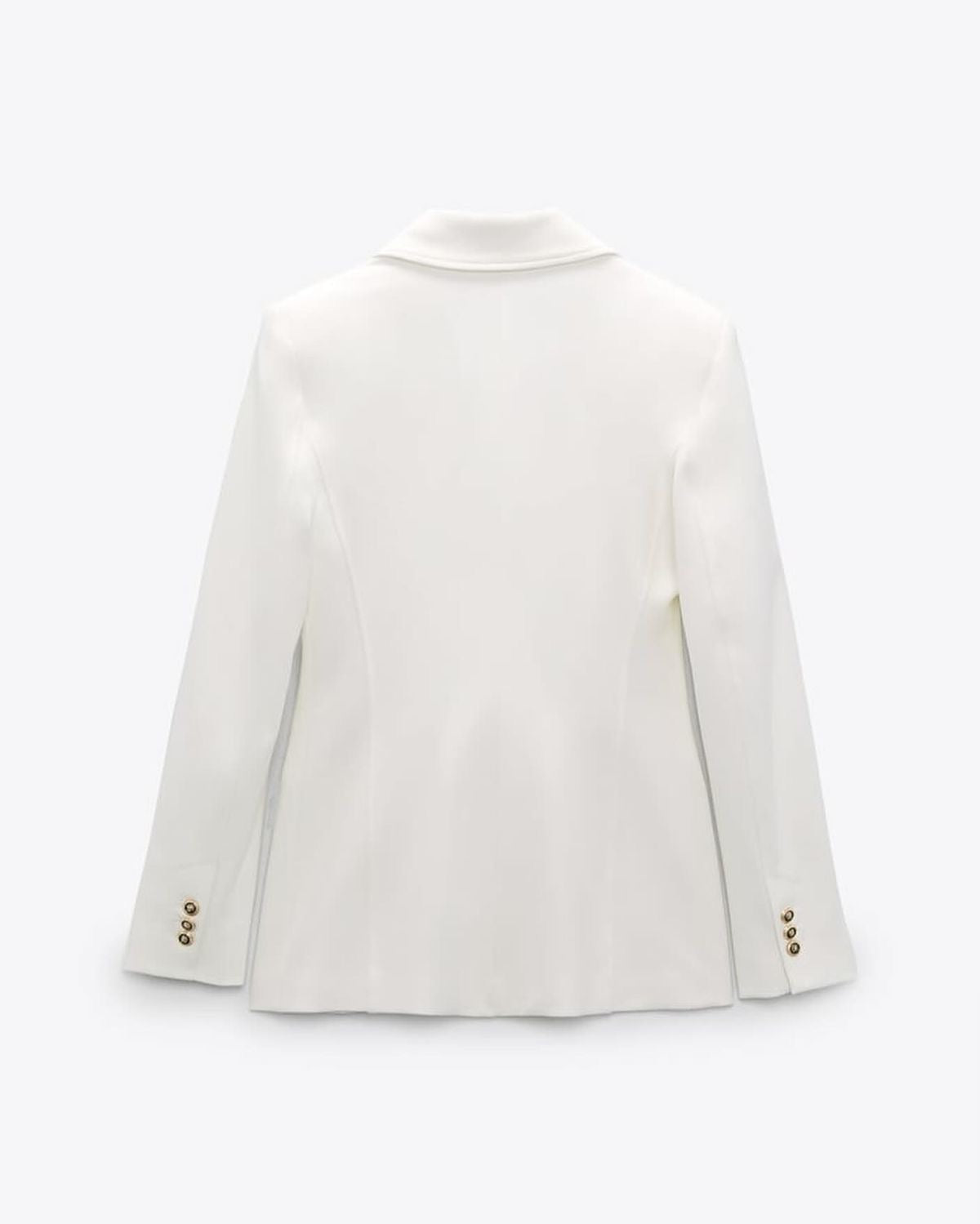 Zara Ivory Luxe Blazer