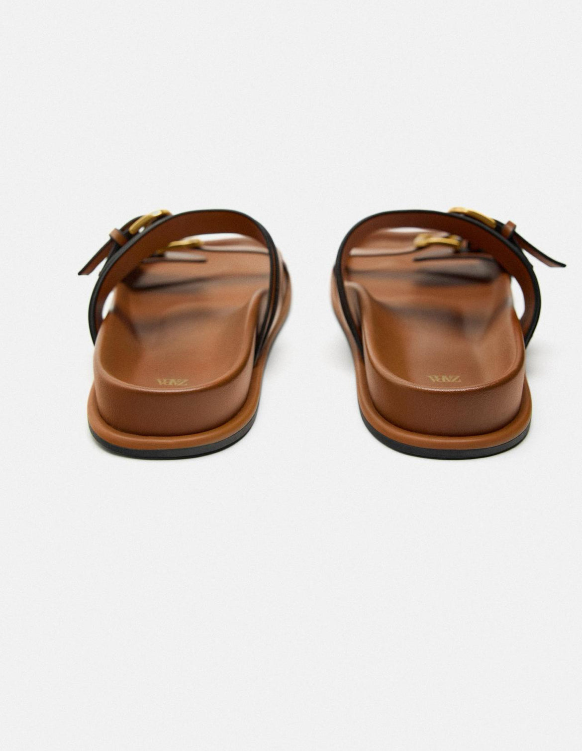 ZARA Buckled Flat Sandals
