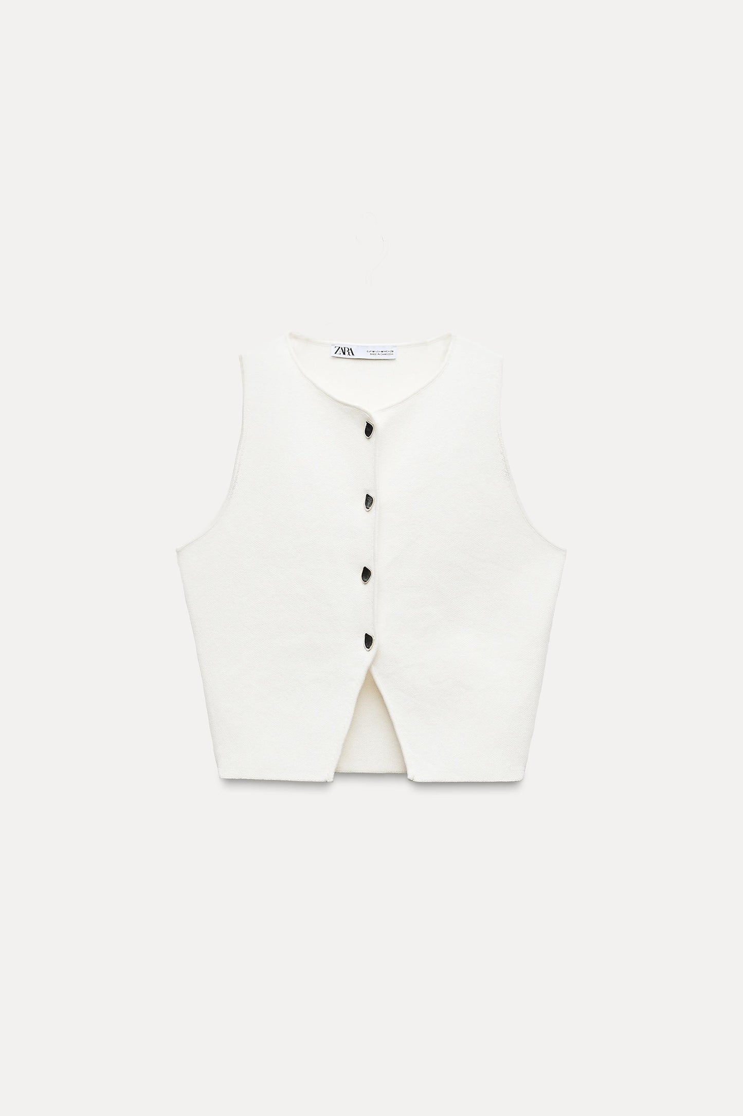 ZARA Knit Crop Top – Sleeveless Essential