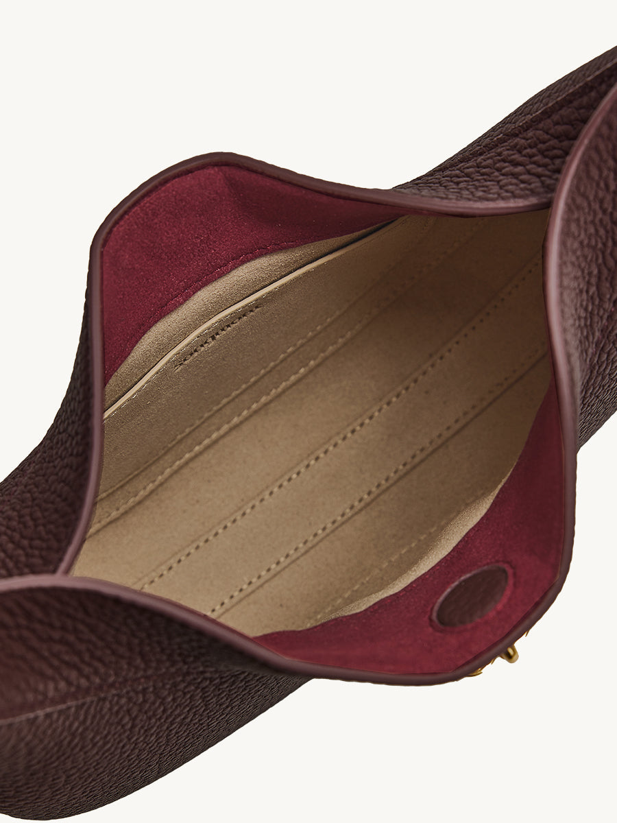 Songmont Small Luna Bag – Deep Burgundy