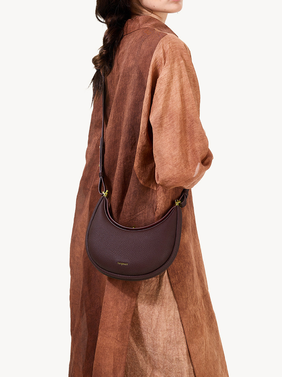 Songmont Small Luna Bag – Deep Burgundy