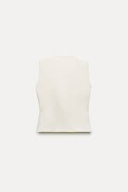 ZARA Knit Crop Top- Sleevless Essential