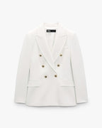 ZA RÁ Ivory Luxe Blazer
