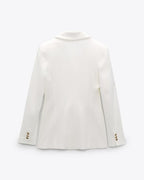 ZA RÁ Ivory Luxe Blazer