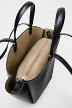 ZA RÁ Structured Tote Bag Black(small)