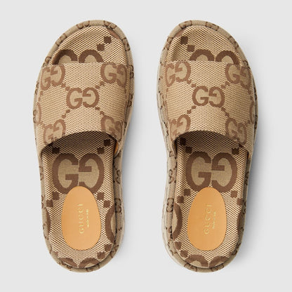 Gucci Platform Slide Sandals – Maxi GG Monogram