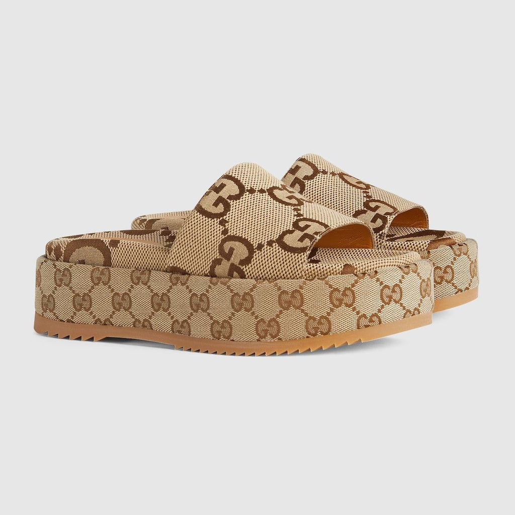 Platform Slide Sandals – Maxi GG Monogram