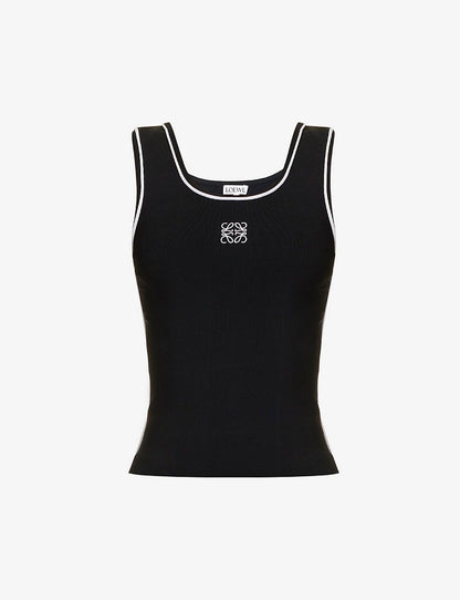 Loewe Contrast-Edge Tank Top – Black & White