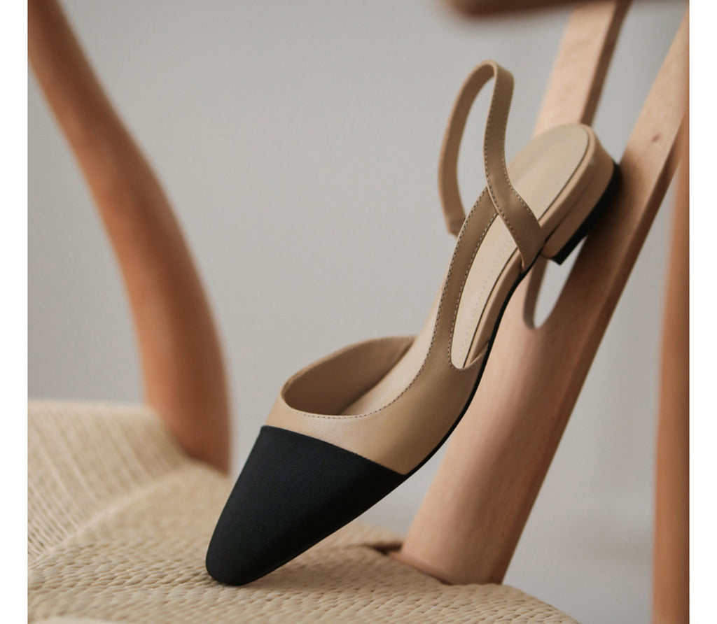 Two-Toned Flats – Chanel-Inspired Elegance