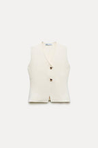 ZA RÁ Knit Crop Top- Sleevless Essential