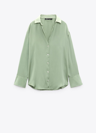 Satin Flowy Shirt – Luxe Lightwear