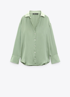 Satin Flowy Shirt – Luxe Lightwear