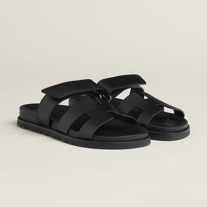 Chypre Buckle Sandals – Black Luxe Edition