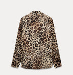 ZA RÁ Collection Animal Print Shirt – 100% Viscose
