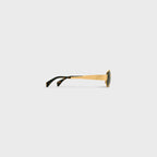 Celine Oval Frame Sunglasses – Gold & Tortoise Shell Acetate