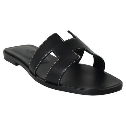 Hermès Oran Sandals – Classic Black