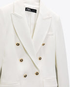 ZA RÁ Ivory Luxe Blazer