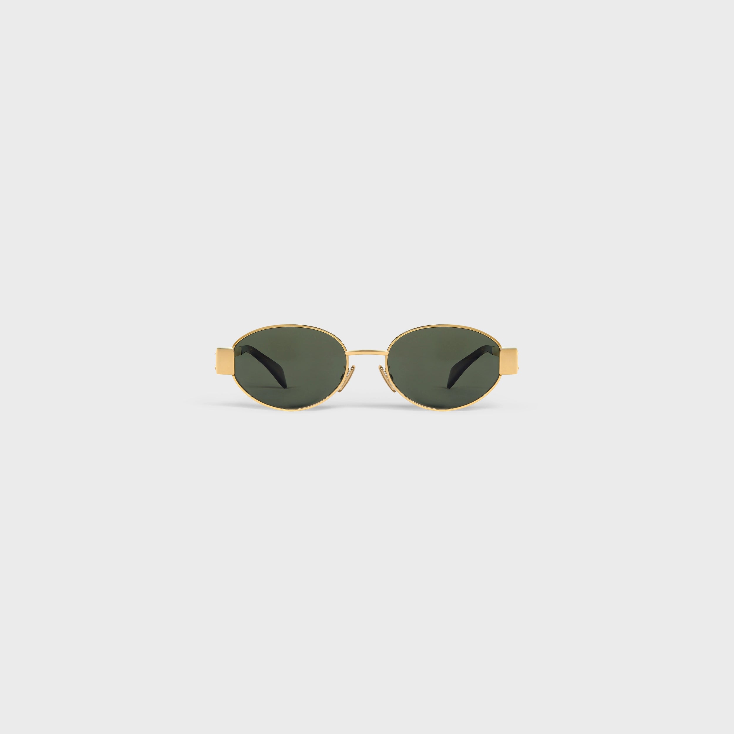 Celine Oval Frame Sunglasses – Gold & Tortoise Shell Acetate
