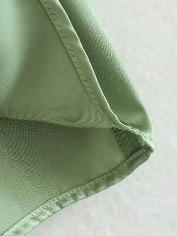 Satin Flowy Shirt – Luxe Lightwear