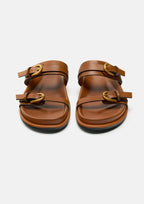 ZA RÁ Buckled Flat Sandals