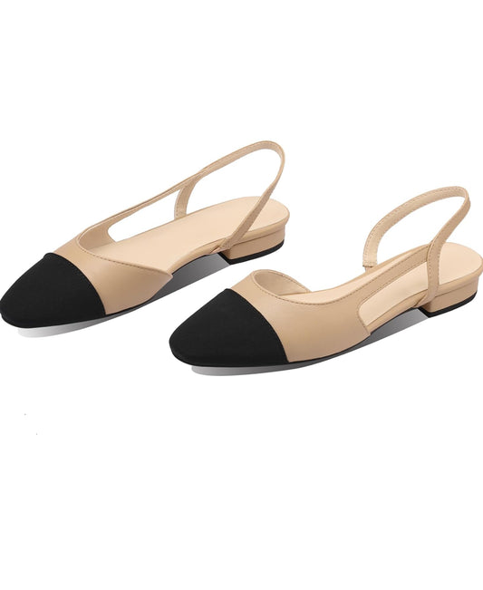 Two-Toned Flats – Chanel-Inspired Elegance