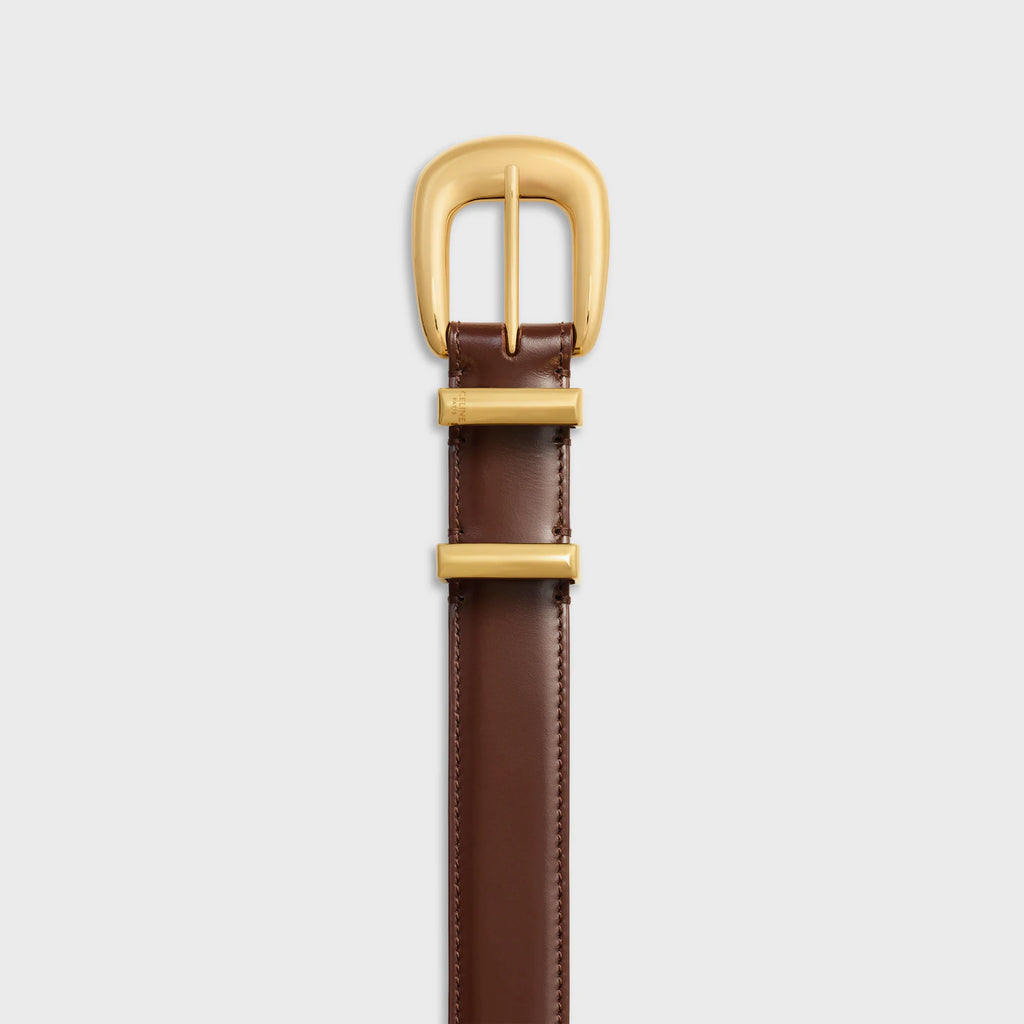 Western Belt in Taurillon Leather.