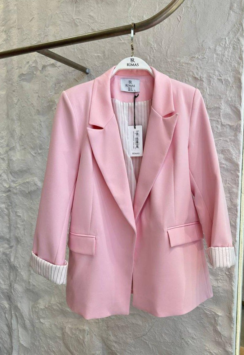 Boyfriend blazer in Beige