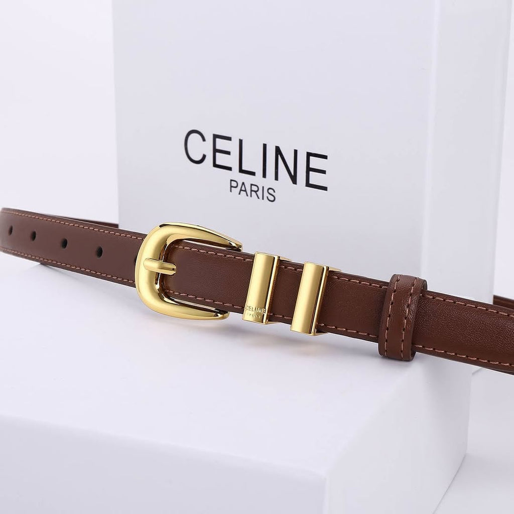 Western Belt in Taurillon Leather.