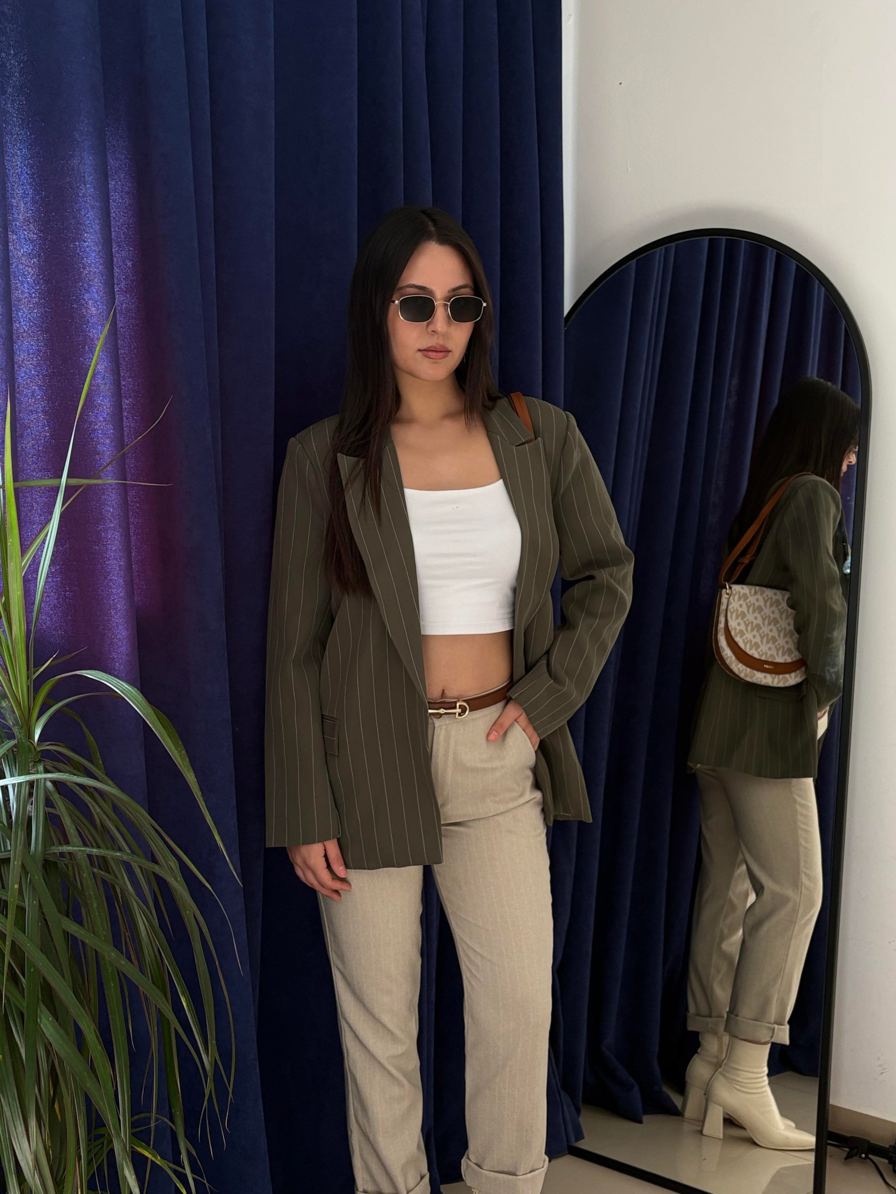 Boyfriend Stripped blazer