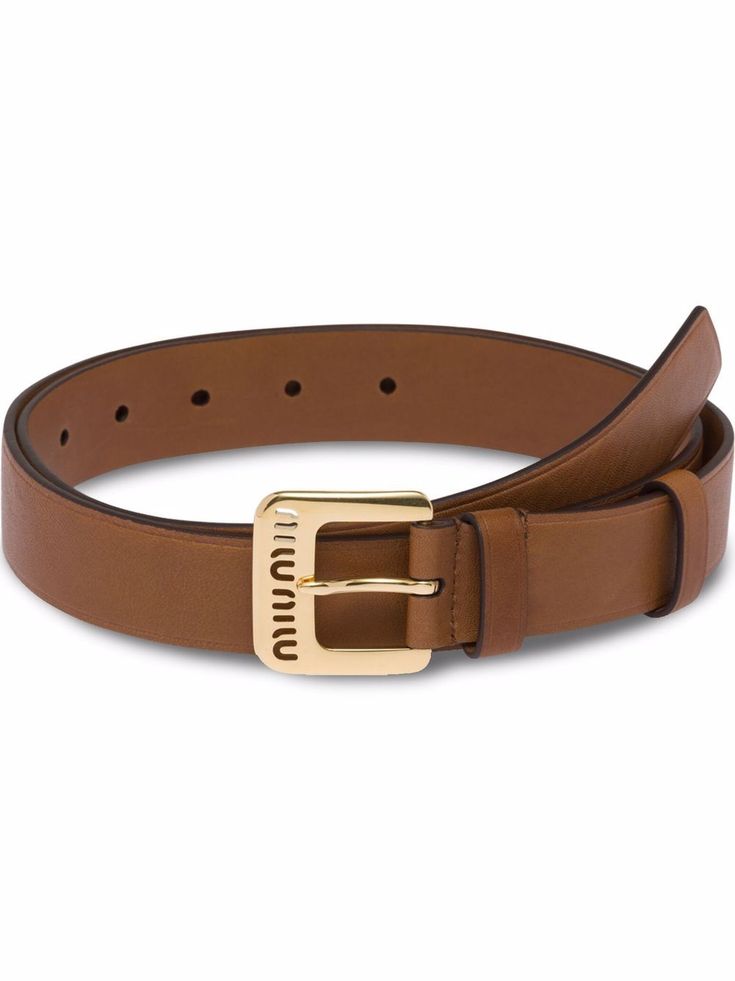 Nappa leather belt