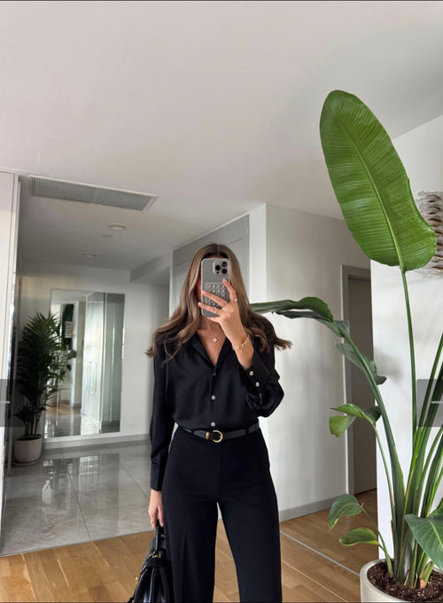 Black Satin Shirt – Luxurious Elegance & Timeless Style