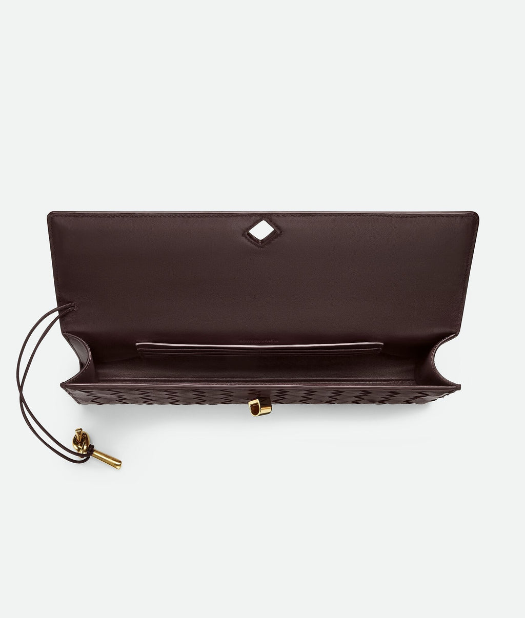 Long Andiamo Intrecciato Clutch Bag