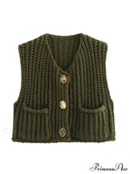 GREEN CHUCKY SWEATER VEST