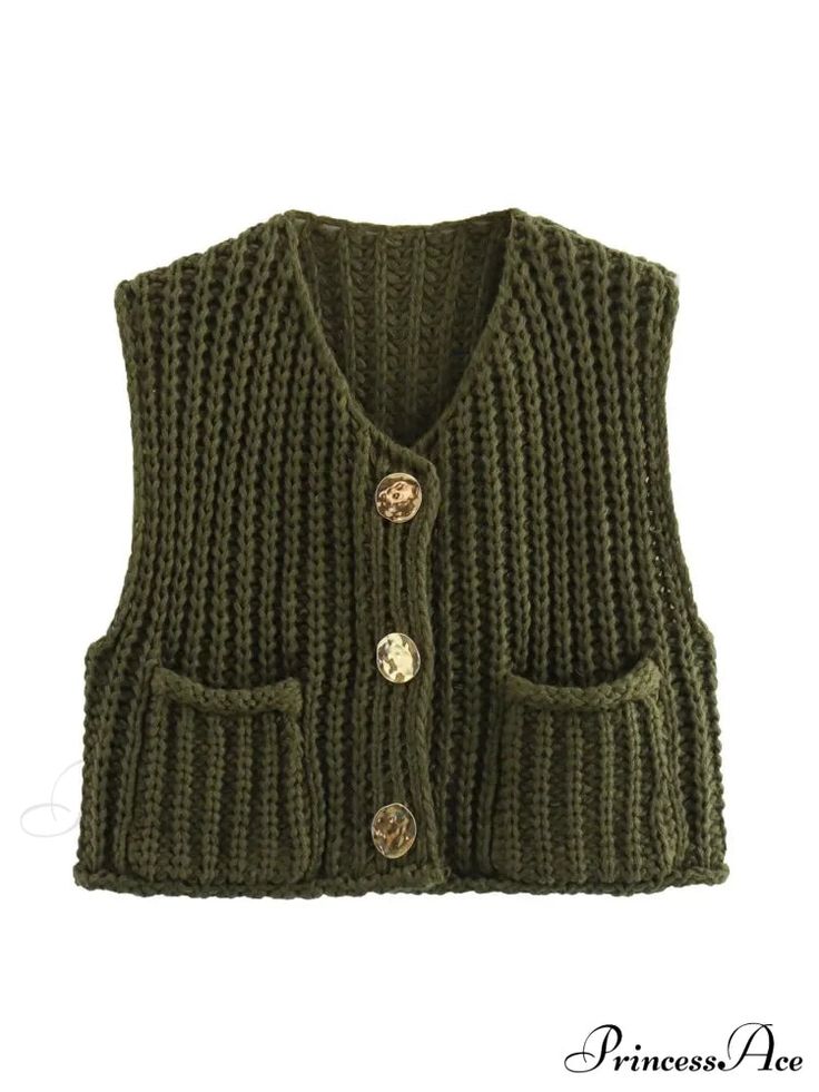 GREEN CHUCKY SWEATER VEST