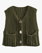 GREEN CHUCKY SWEATER VEST