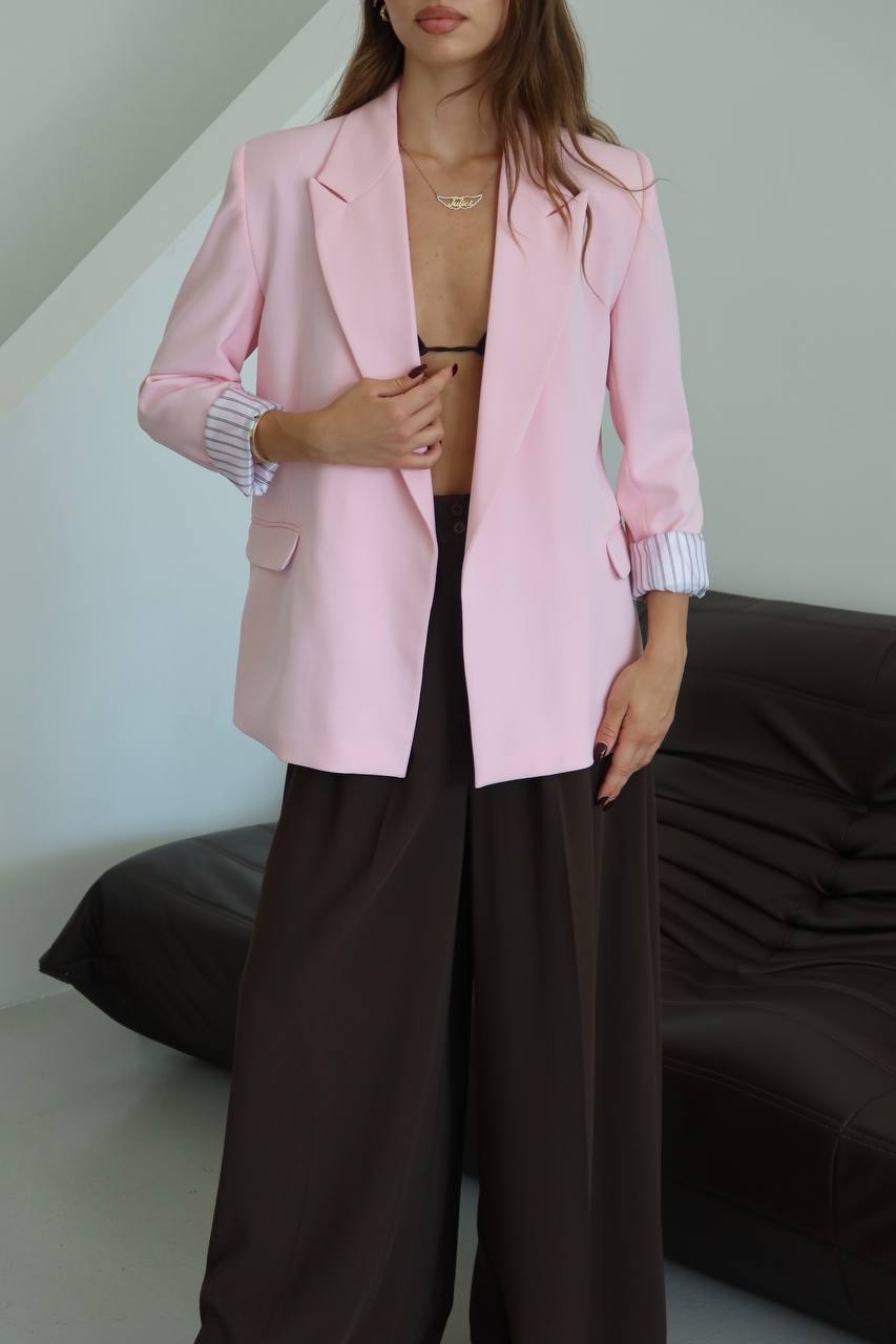 Boyfriend blazer in Beige