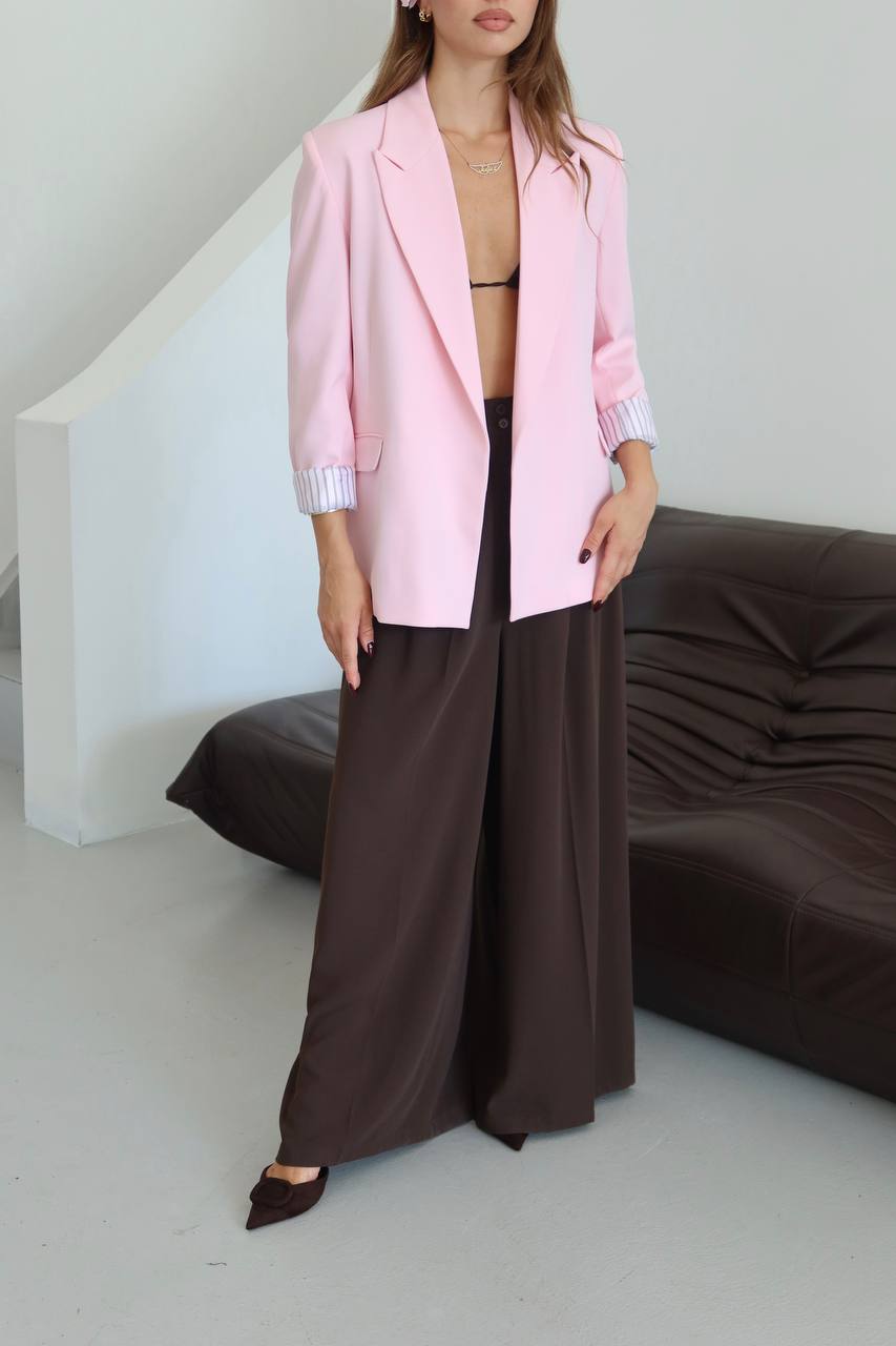 Boyfriend blazer in Beige