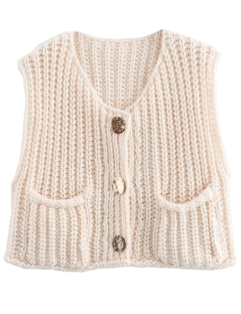 OFF-WHITE CHUNKY SWEATER VEST