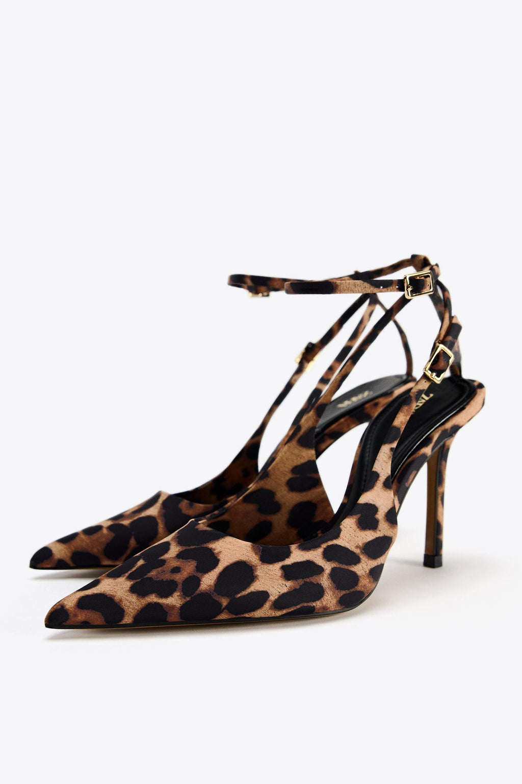 ZA RÁ Leopard Slingback Heels
