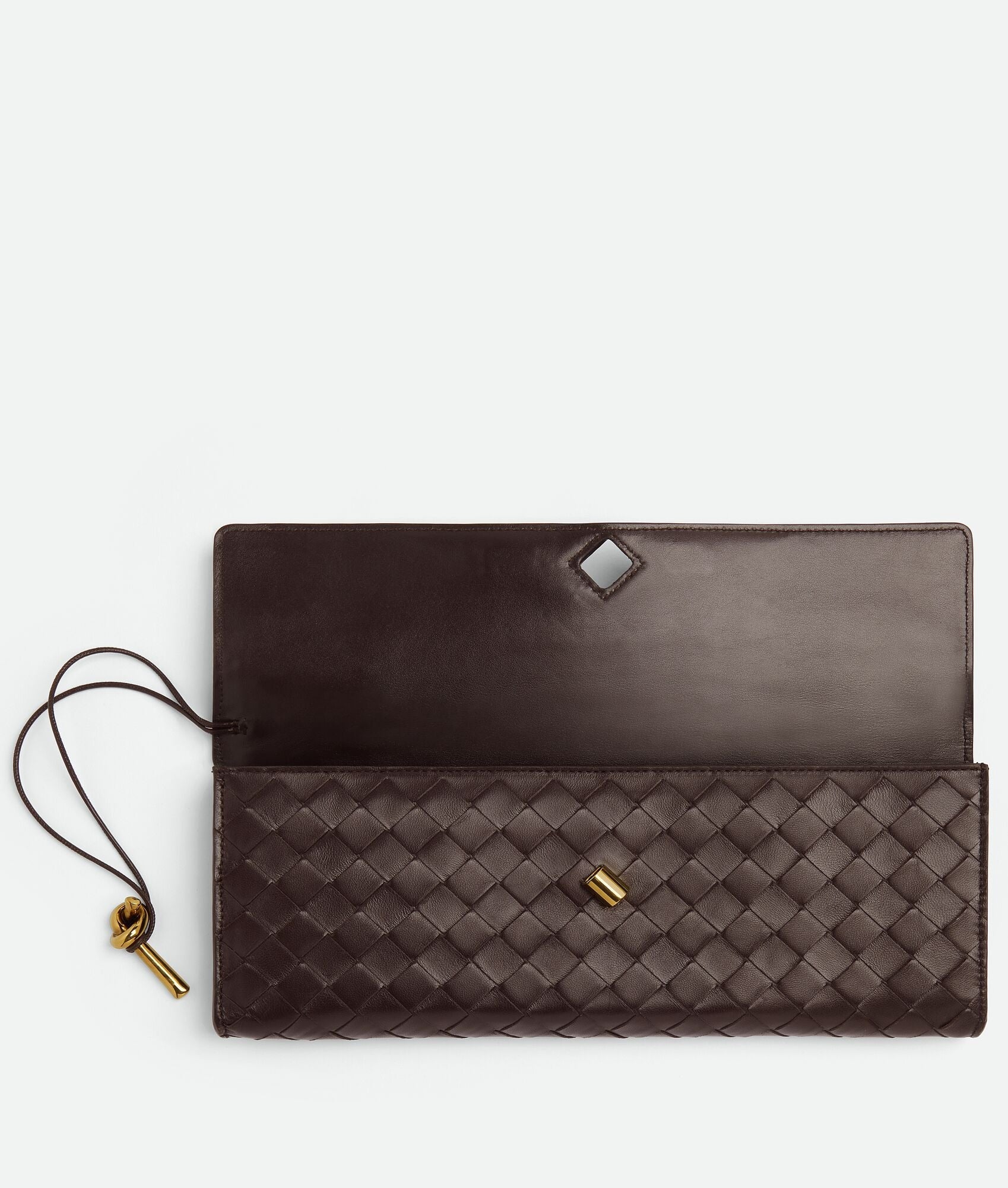 Long Andiamo Intrecciato Clutch Bag