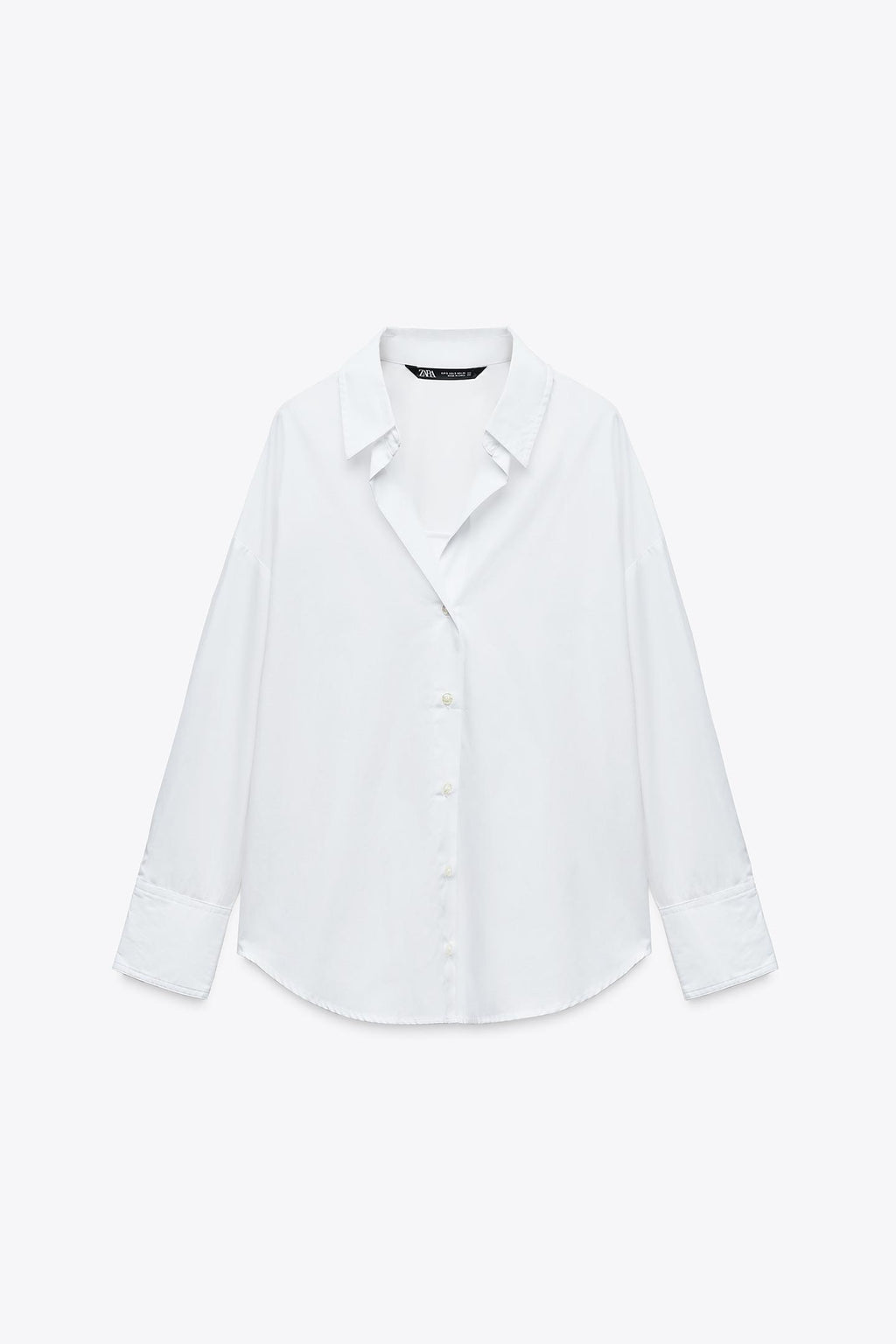 Basic Poplin Shirt – White