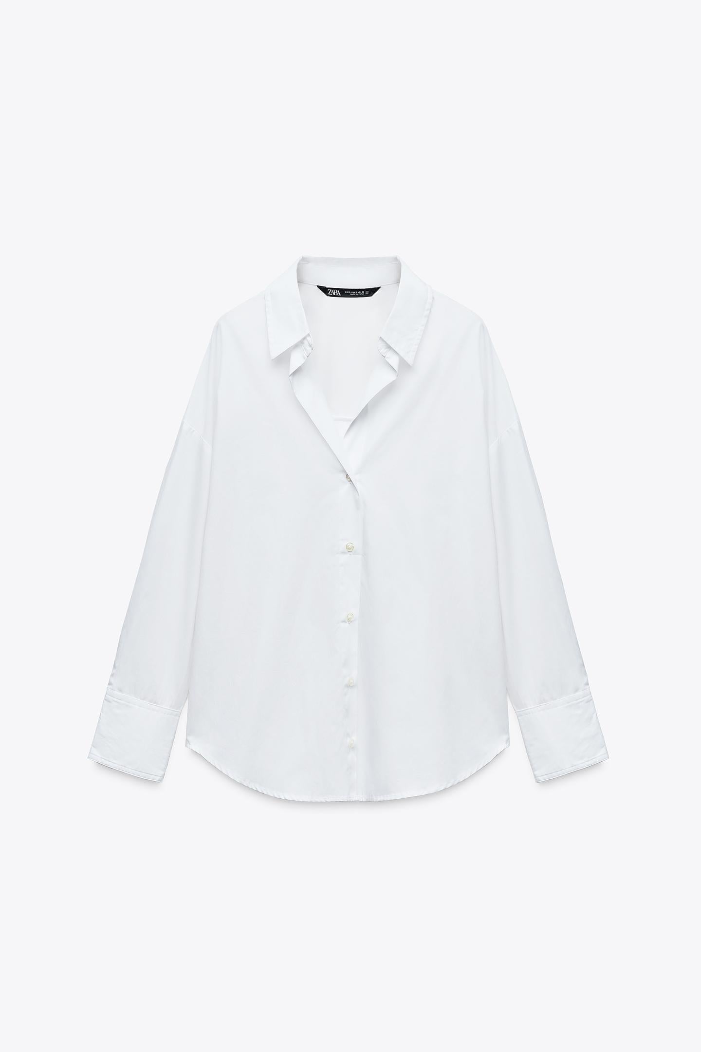 Basic Poplin Shirt – White