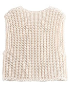 OFF-WHITE CHUNKY SWEATER VEST