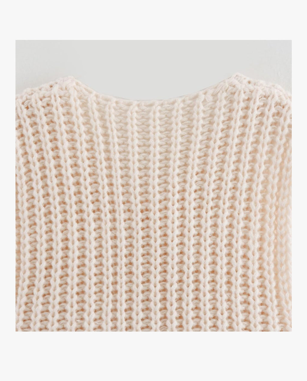 OFF-WHITE CHUNKY SWEATER VEST