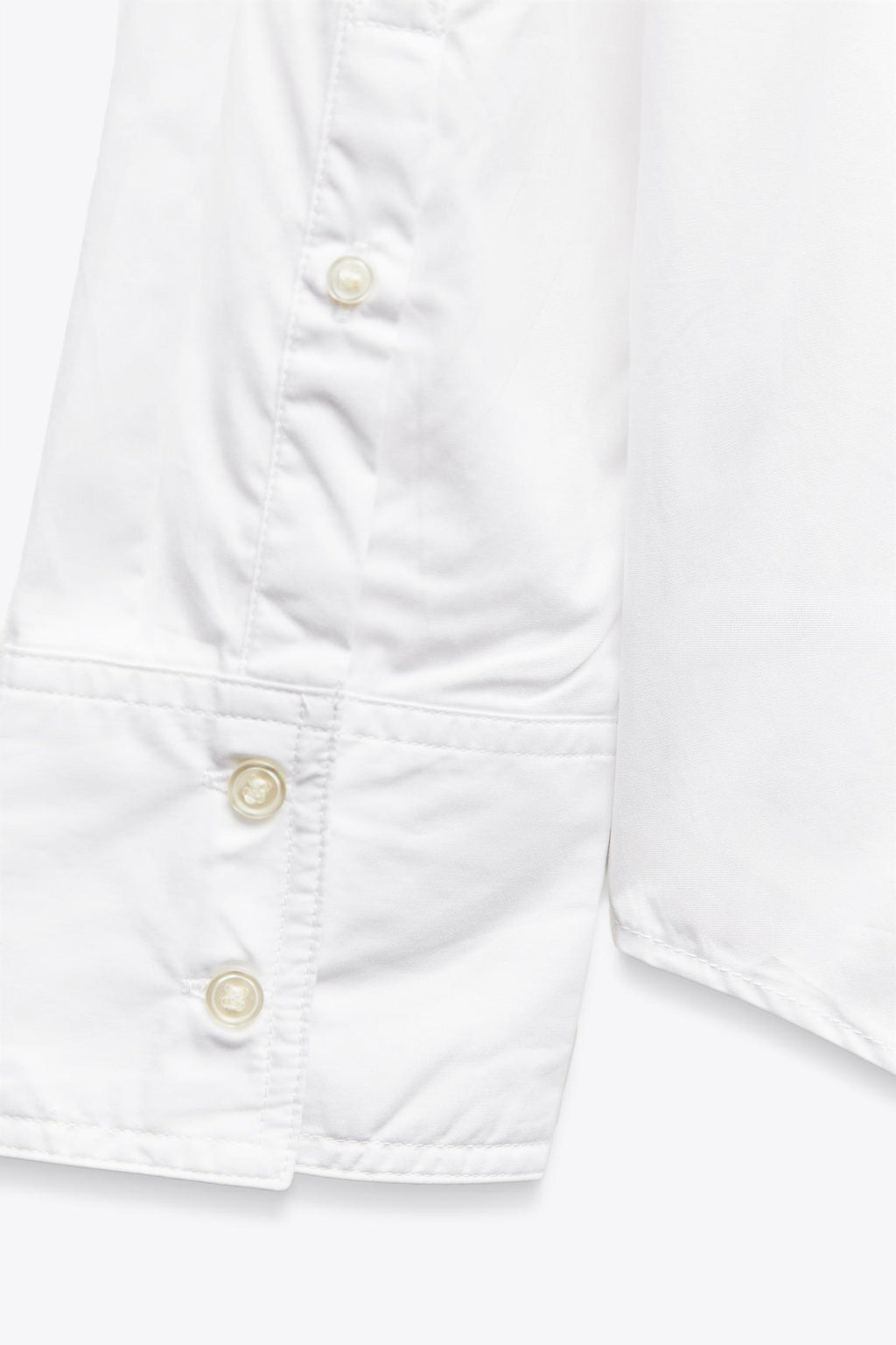 Basic Poplin Shirt – White