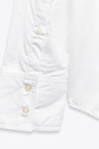 Basic Poplin Shirt – White