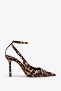 Leopard Slingback Heels